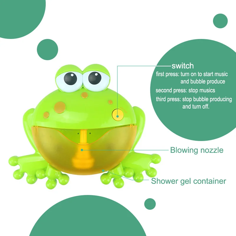 Outdoor-Bubble-Frog-Crabs-Baby-Bath-Toy-Bubble-Maker-Swimming-Bathtub-Soap-Machine-Toys-for-Children (3)