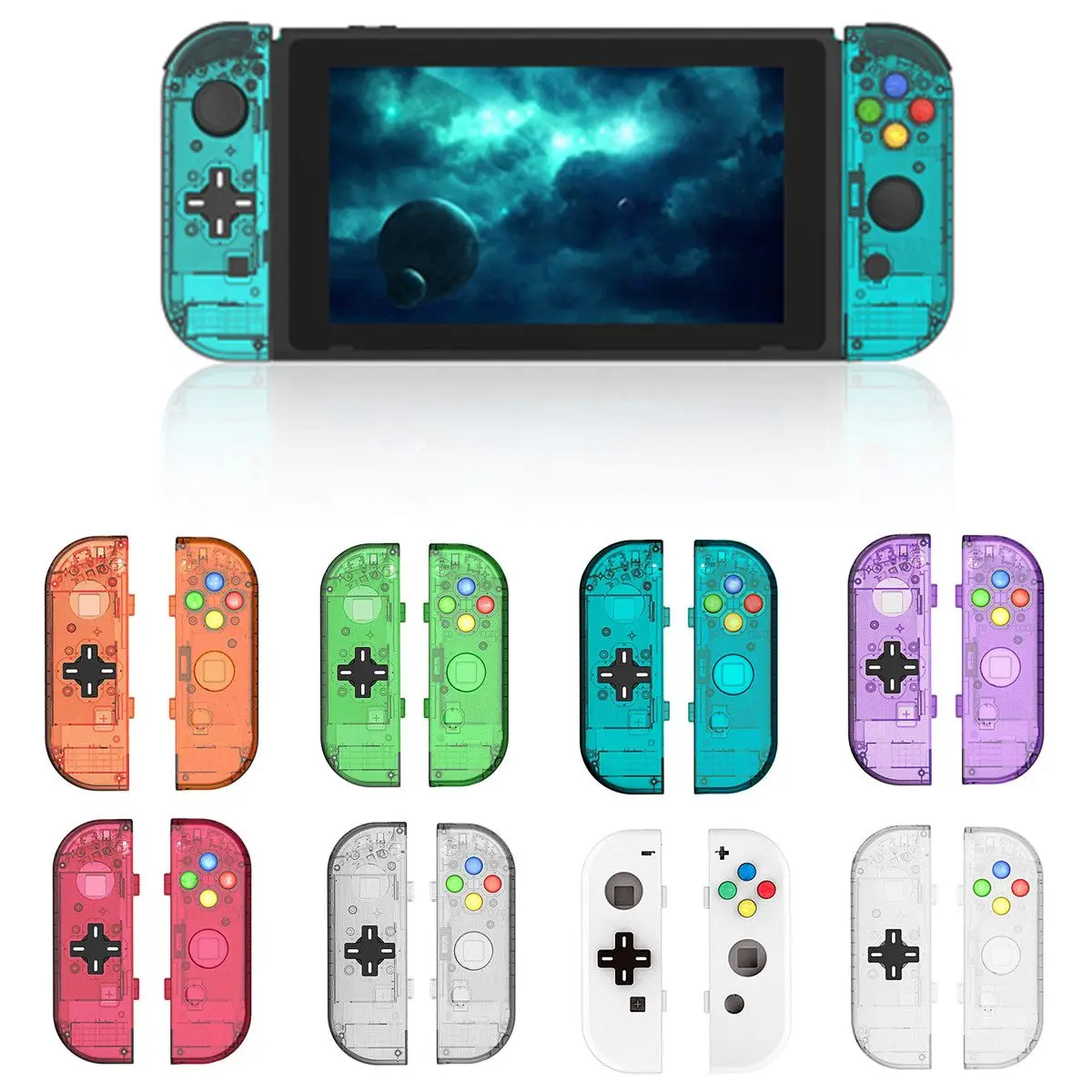 1x Pair Handles Shell Cases Protective Replacement Accessories For Switch Joy con Controller NS NX Console 8 Colors
1x Pair Handles Shell Cases Protective Replacement Accessories For Switch Joy con Controller NS NX Console 8 Colors