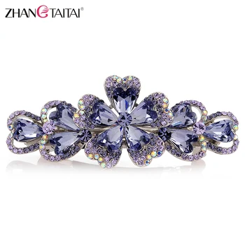 ZHANGTAITAI Sweet Wedding Crystal Flower Hairpin in Women' Hair Accessories Trendy Elegant Rhinestones Hair Clip Party Tiara G
ZHANGTAITAI Sweet Wedding Crystal Flower Hairpin in Women' Hair Accessories Trendy Elegant Rhinestones Hair Clip Party Tiara G