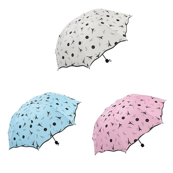 Printing Windproof Folding Umbrellas Women Girls Men UV Sunshade Rain Umbrella Black Glue Parasol Ultraviolet-Proof
Printing Windproof Folding Umbrellas Women Girls Men UV Sunshade Rain Umbrella Black Glue Parasol Ultraviolet-Proof