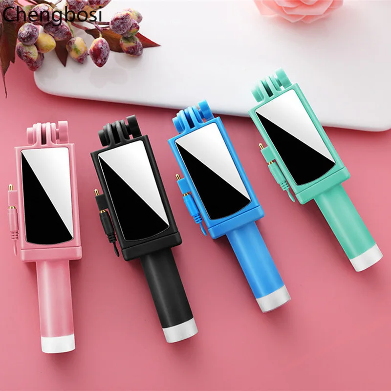 Wired Handheld Selfie Stick Monopod with Mirror Mini Fashion Self-timer for IPhone 6 6S Plus for Samsung Xiaomi Huawei Monopod
Wired Handheld Selfie Stick Monopod with Mirror Mini Fashion Self-timer for IPhone 6 6S Plus for Samsung Xiaomi Huawei Monopod