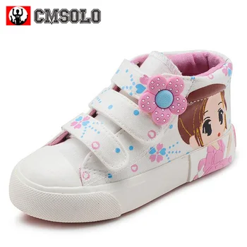 CMSOLO Canvas Shoes 2017 Girls Sneakers High-top Bowtie Female Princess Baby Shoes Kids School Student Children Footwear Flower
CMSOLO Canvas Shoes 2017 Girls Sneakers High-top Bowtie Female Princess Baby Shoes Kids School Student Children Footwear Flower
