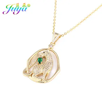 Juya Dropship Suppliers Micro Pave Zircon Leopard Necklace Handmade Animal Pendant Necklace For Women Men Christmas Gift
Juya Dropship Suppliers Micro Pave Zircon Leopard Necklace Handmade Animal Pendant Necklace For Women Men Christmas Gift