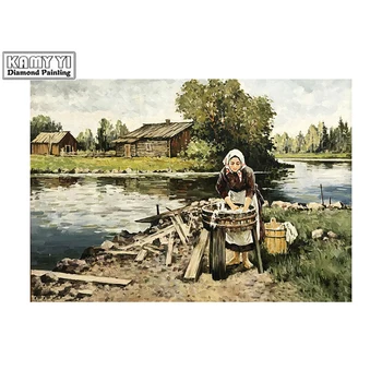 100% Full 5D Diy Square/Round Diamond Farmhouse, laundry woman 3D Diamond Painting Rhinestones Paintings Embroidery D2
100% Full 5D Diy Square/Round Diamond Farmhouse, laundry woman 3D Diamond Painting Rhinestones Paintings Embroidery D2