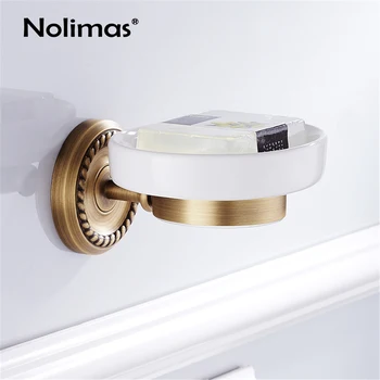 Nolimas Copper Bathroom Soap Dish Holder With Ceramic Round Soap Set Bathroom Accessories soap holder Wall Mounted Soap Shelf
Nolimas Copper Bathroom Soap Dish Holder With Ceramic Round Soap Set Bathroom Accessories soap holder Wall Mounted Soap Shelf