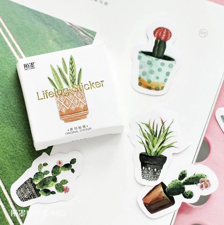 24 pack/lot Pot Cultured Green Plants Label Stickers Decorative Stationery Stickers Scrapbooking DIY Diary Album Stick Label
24 pack/lot Pot Cultured Green Plants Label Stickers Decorative Stationery Stickers Scrapbooking DIY Diary Album Stick Label