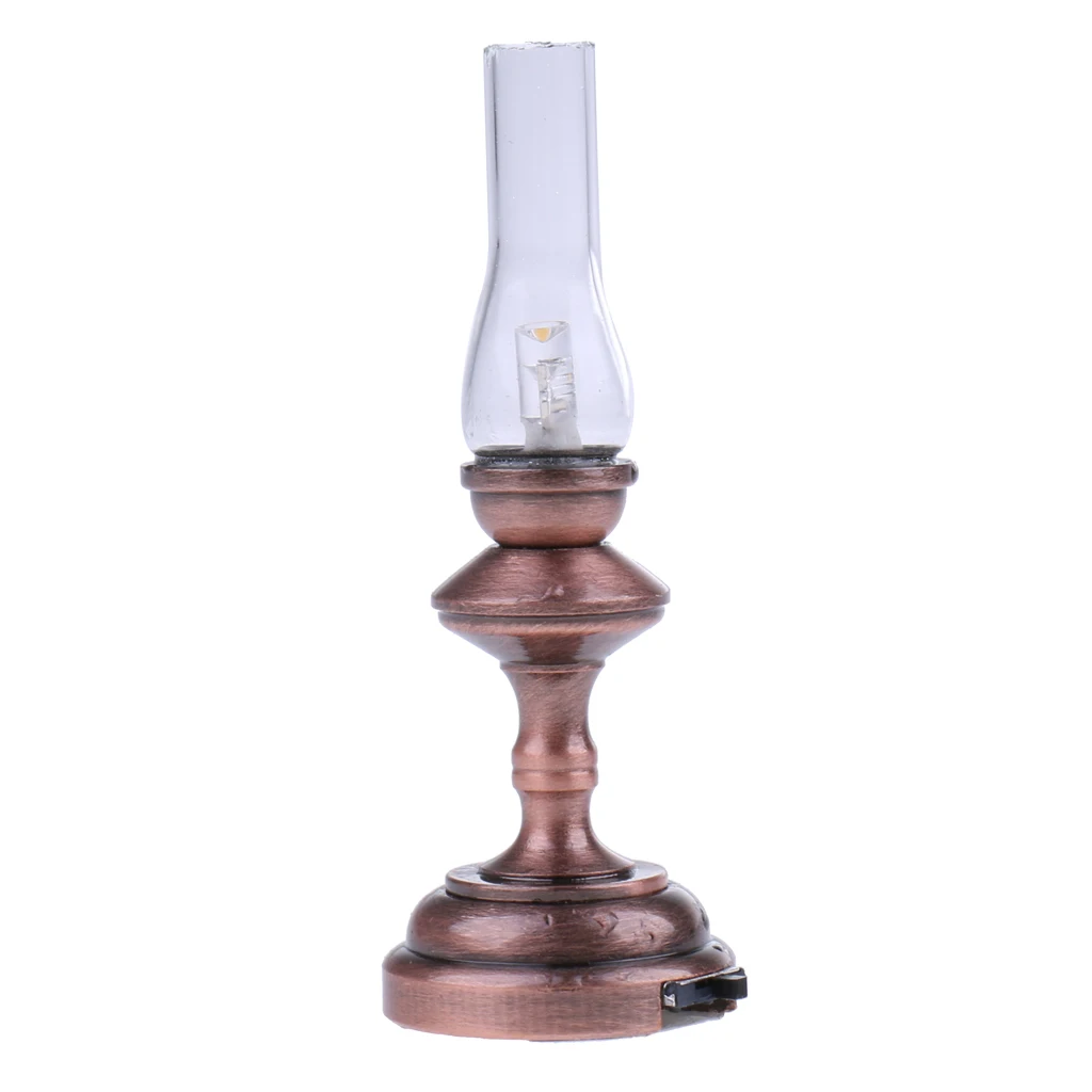 1/12 Scale Miniature Metal LED Table Lamp Lighting For Dollhouse Living Room Items Lighting Decor Accessory Pretend Play Toy
1/12 Scale Miniature Metal LED Table Lamp Lighting For Dollhouse Living Room Items Lighting Decor Accessory Pretend Play Toy