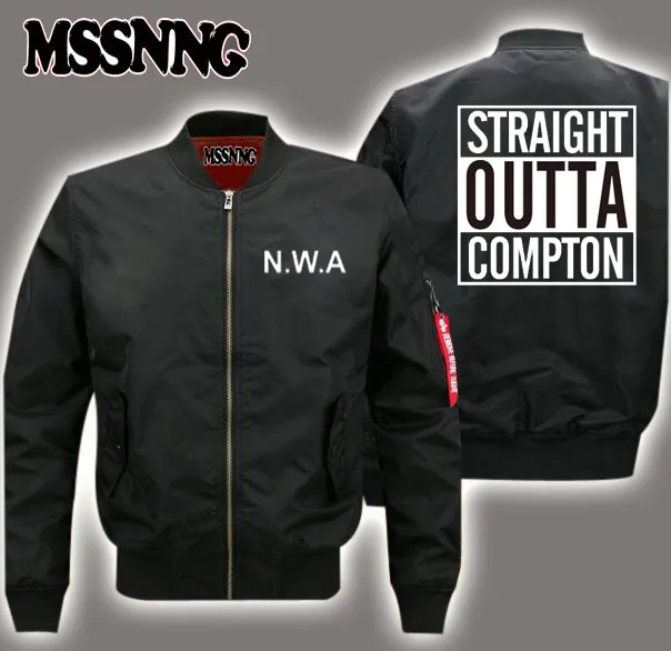 Men's flight jacket thicken woolliner print Straight Outta Compton NWA best fastest speed of transportation plus size
Men's flight jacket thicken woolliner print Straight Outta Compton NWA best fastest speed of transportation plus size