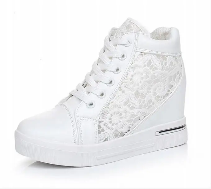 Women white Wedge Platform Rubber Brogue Leather Lace Up High heel Shoes Pointed Toe Increasing Creepers White Silv SIZE35-40
Women white Wedge Platform Rubber Brogue Leather Lace Up High heel Shoes Pointed Toe Increasing Creepers White Silv SIZE35-40