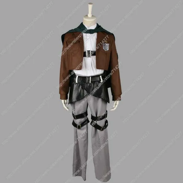 Free shipping Custom Cheap Rivaille Cosplay Costume with cloak from Attack on Titan
Free shipping Custom Cheap Rivaille Cosplay Costume with cloak from Attack on Titan