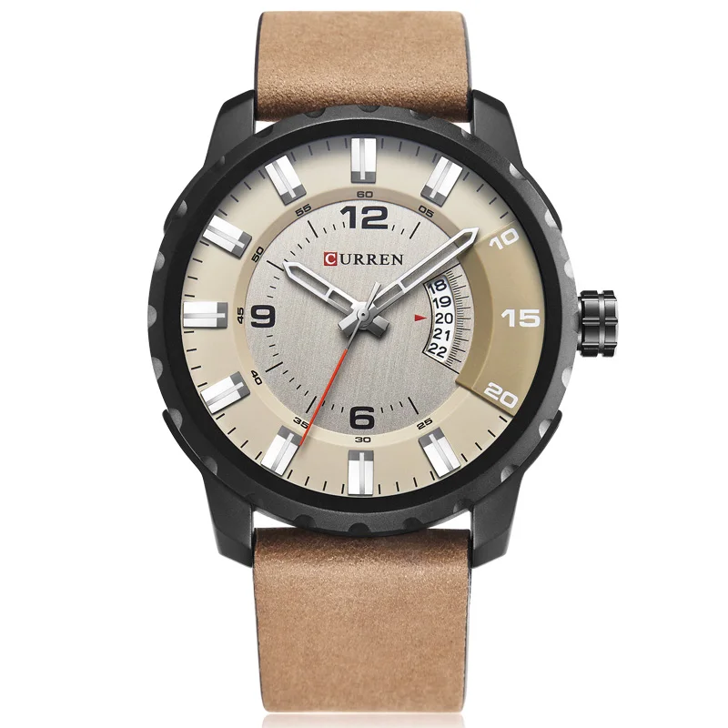 CURREN Mens Watches Top Brand Luxury Quartz Watch Men Hour Date Clock Leather Strap Fashion Casual Watch Men Military Wristwatch
CURREN Mens Watches Top Brand Luxury Quartz Watch Men Hour Date Clock Leather Strap Fashion Casual Watch Men Military Wristwatch
