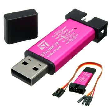 Mini ST-Link V2 Stlink Emulator Downloader Programming STM8 STM32 w/ Metal Shell
Mini ST-Link V2 Stlink Emulator Downloader Programming STM8 STM32 w/ Metal Shell