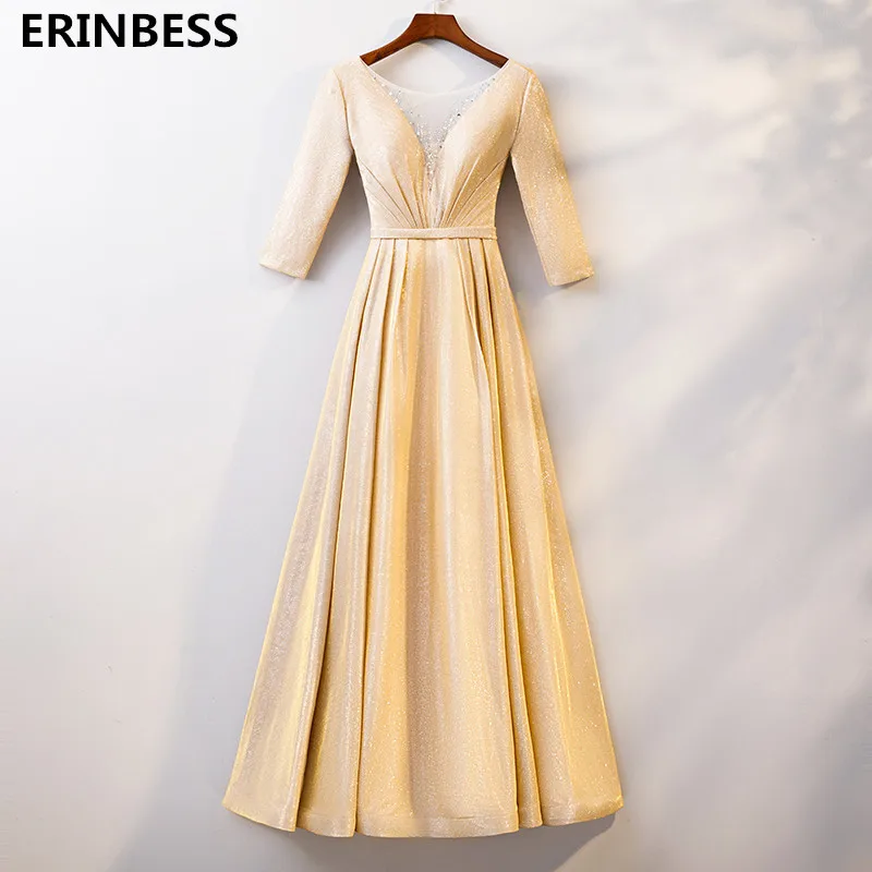 Vestido De Festa Longo Long Prom Dresses Scoop Yellow Prom Dress Long Sleeve Vestidos Robe De Soiree A-line Party Dress 2020
Vestido De Festa Longo Long Prom Dresses Scoop Yellow Prom Dress Long Sleeve Vestidos Robe De Soiree A-line Party Dress 2020