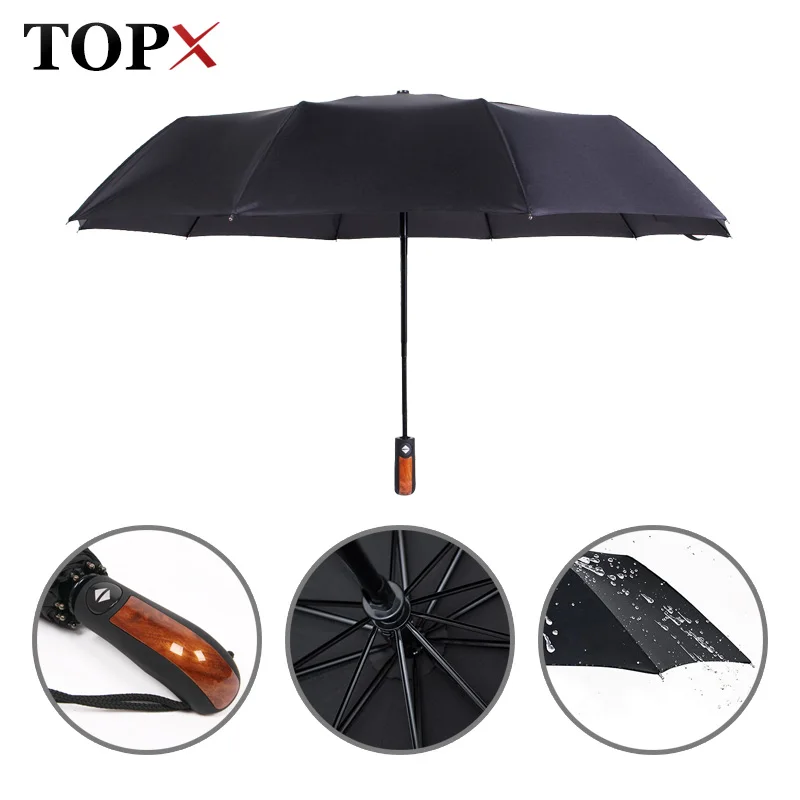 Big Umbrella Men Windproof 10K Ribs Umbrellas For Man Automatic Folding Umbrella Rain Women Wholesale Gentle Black Parasol
Big Umbrella Men Windproof 10K Ribs Umbrellas For Man Automatic Folding Umbrella Rain Women Wholesale Gentle Black Parasol