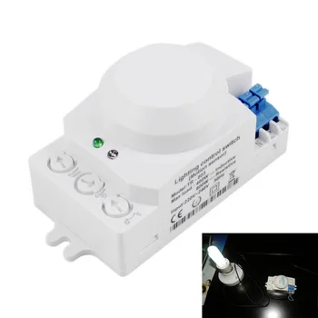 50PCS/LOT TR-803 360 degree Detection Angle LED Lighting Microwave Sensor Control Switch - White (AC 220~240V)
50PCS/LOT TR-803 360 degree Detection Angle LED Lighting Microwave Sensor Control Switch - White (AC 220~240V)