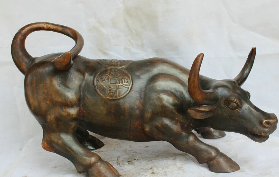xd 002253 24" Chinese Folk Feng Shui Bronze Wealth Zodiac Year Bull Oxen Statue Sculpture
xd 002253 24" Chinese Folk Feng Shui Bronze Wealth Zodiac Year Bull Oxen Statue Sculpture
