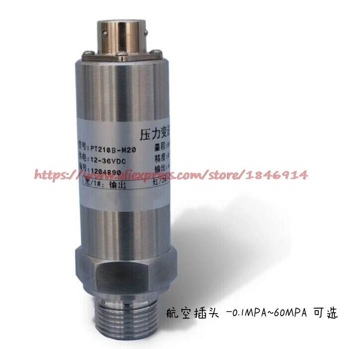 Free shipping Air plug pressure transmitter sensor Pneumatic hydraulic pressure PT210B-40MPA-M20-0-5V
Free shipping Air plug pressure transmitter sensor Pneumatic hydraulic pressure PT210B-40MPA-M20-0-5V