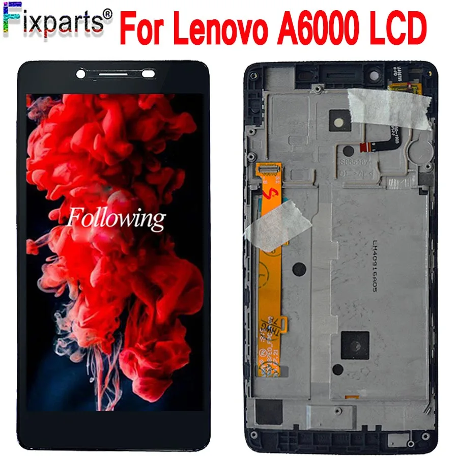 ЖК-дисплей для Lenovo A6000 с сенсорным экраном 5 0 дюйма и дигитайзером в сборе