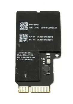 Card for BCM94331CD Dual Band Broadcom 802.11a/b/g WiFi Card + Bluetooth 4.0 for Apple A1418 A1419 Mac.Book Laptop 
Card for BCM94331CD Dual Band Broadcom 802.11a/b/g WiFi Card + Bluetooth 4.0 for Apple A1418 A1419 Mac.Book Laptop