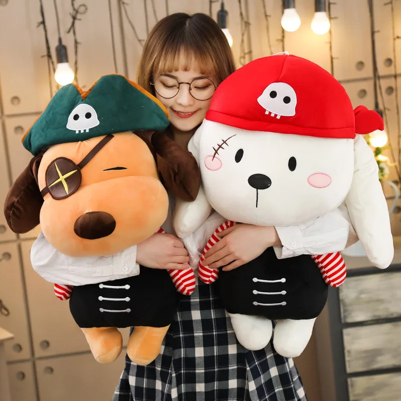 1PCS 25/50/65cm Creative Pirate Dog Rabbit Plush Toy Soft Plush Stuffed Animal Pillow Good Quality Kids Toy Christmas Gift
1PCS 25/50/65cm Creative Pirate Dog Rabbit Plush Toy Soft Plush Stuffed Animal Pillow Good Quality Kids Toy Christmas Gift
