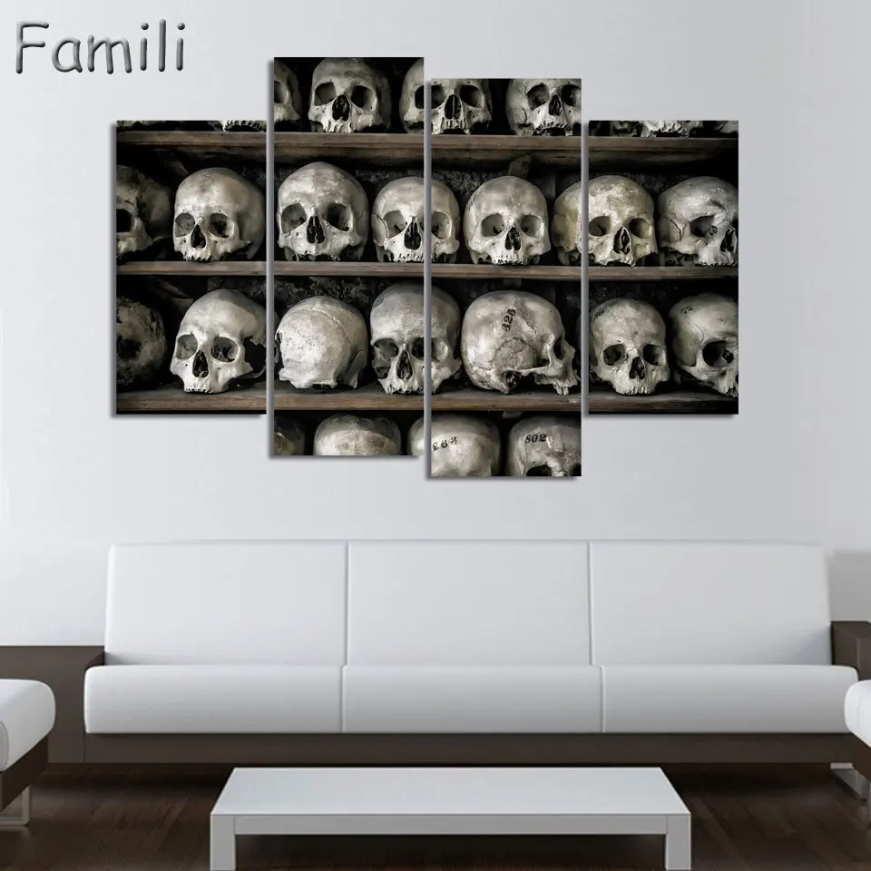 4 Panels Psychedelic Skull HD Print High Quality Canvas Paintings For Living Room Wall Art Modular Pictures Home Decor Posters
4 Panels Psychedelic Skull HD Print High Quality Canvas Paintings For Living Room Wall Art Modular Pictures Home Decor Posters