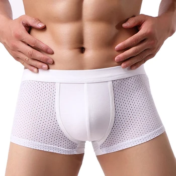 Underwear Men Boxer Mesh U Pouch Sexy Underpants Cueca Cotton Pants Trunks Boxer Shorts Guy Male Panties Ropa Interior Homme
Underwear Men Boxer Mesh U Pouch Sexy Underpants Cueca Cotton Pants Trunks Boxer Shorts Guy Male Panties Ropa Interior Homme