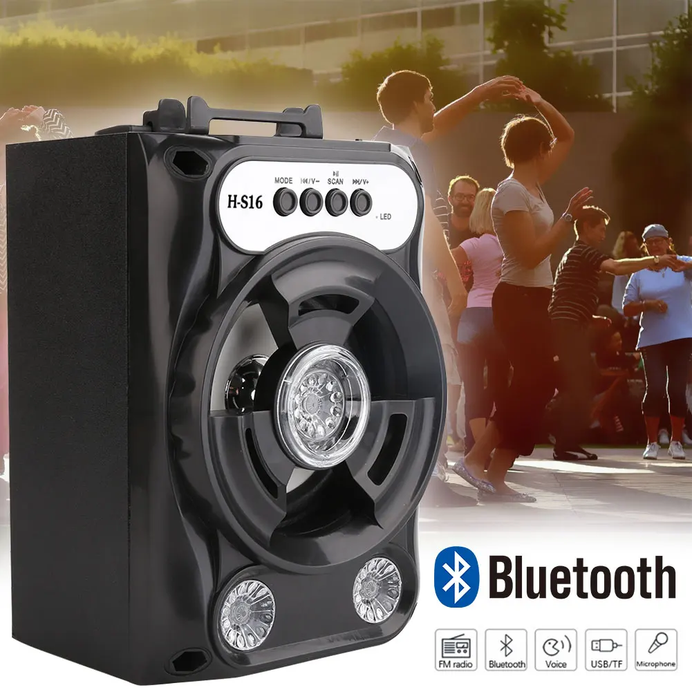 Large Size Bluetooth Speaker Wireless Sound System Bass Stereo with LED Light Support TF Card FM Radio Outdoor Sport Travel
Large Size Bluetooth Speaker Wireless Sound System Bass Stereo with LED Light Support TF Card FM Radio Outdoor Sport Travel