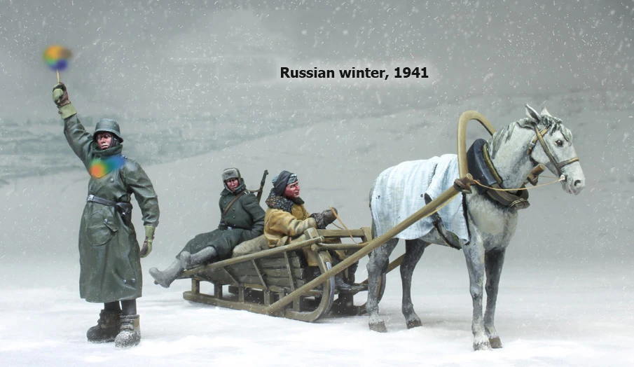 Unassambled 1/35 Russian winter, 1941 INCLUDE (3 soldiers , horse, sledge) Historical Resin kit miniature model Unpainted
Unassambled 1/35 Russian winter, 1941 INCLUDE (3 soldiers , horse, sledge) Historical Resin kit miniature model Unpainted