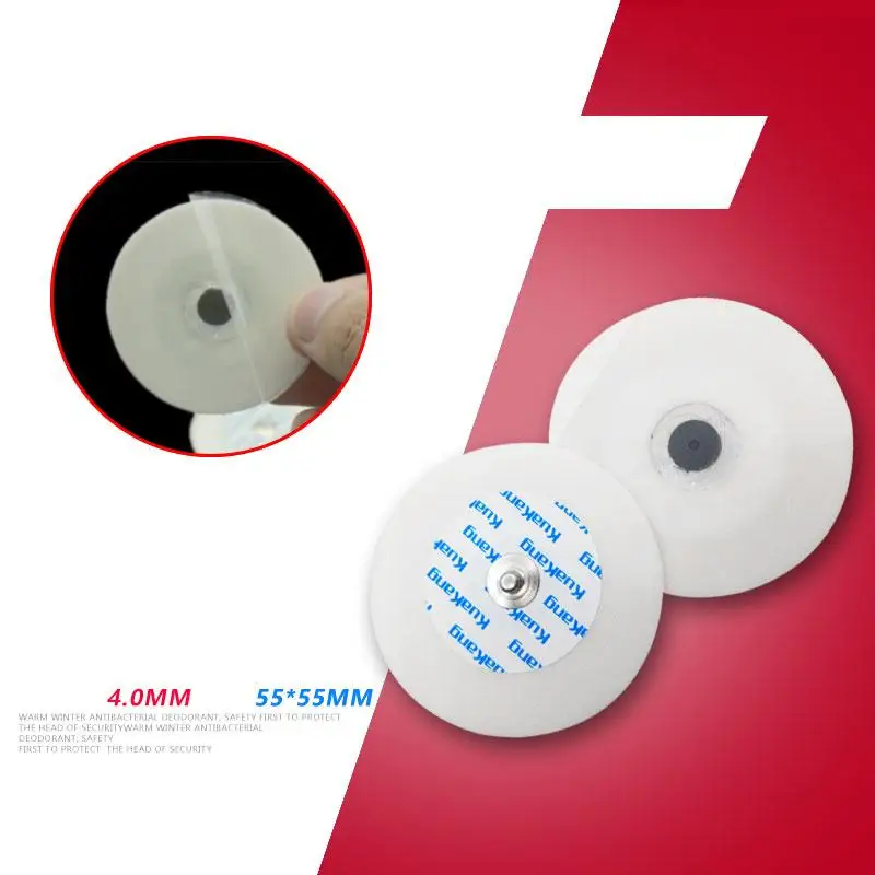 good quality Disposable Conductive Electrode Pads Resting Gel Foam with Tab4.0 snaps 55MM 100pcs/lot
good quality Disposable Conductive Electrode Pads Resting Gel Foam with Tab4.0 snaps 55MM 100pcs/lot