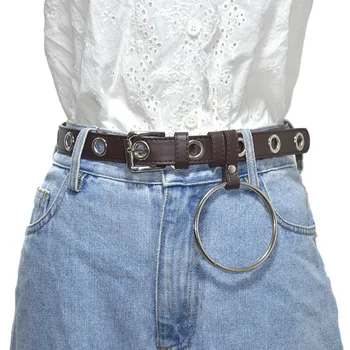 Fashion Ring Women Belt Metal Buckle Luxury Leather Jeans Belt High Quality Design Ladies Narrow Belts Black Red Drop Shipping
Fashion Ring Women Belt Metal Buckle Luxury Leather Jeans Belt High Quality Design Ladies Narrow Belts Black Red Drop Shipping