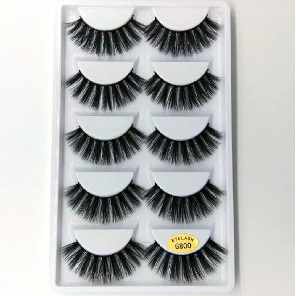 5 Pairs/set 3D Mink lashes 100% Thick real mink false eyelashes natural Beauty Makeup Extension fake Eyelashes
5 Pairs/set 3D Mink lashes 100% Thick real mink false eyelashes natural Beauty Makeup Extension fake Eyelashes