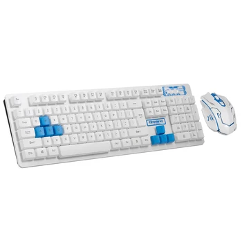 2.4 GHz Wireless Multimedia Gaming Keyboard Mouse Combo Set With USB Receiver Adjustable Holder 3D Mouse for PC Laptop Notebook
2.4 GHz Wireless Multimedia Gaming Keyboard Mouse Combo Set With USB Receiver Adjustable Holder 3D Mouse for PC Laptop Notebook