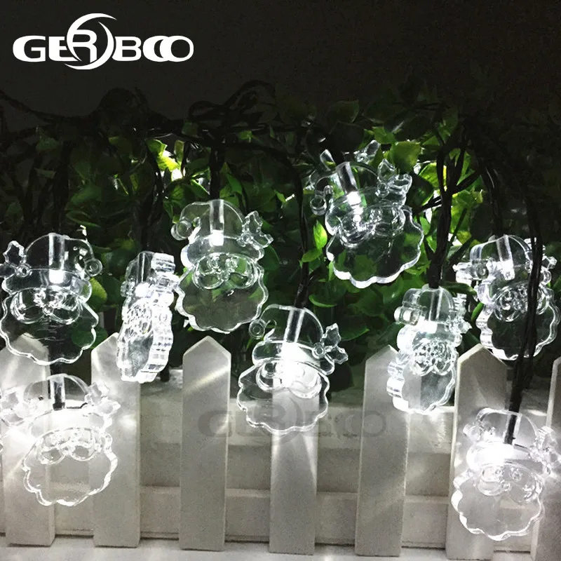 Solar LED String Lights Decorative Lighting Fairy Lights 4.8M 20 LED Multicolour Santa Claus Lighting 2PCS/LOT
Solar LED String Lights Decorative Lighting Fairy Lights 4.8M 20 LED Multicolour Santa Claus Lighting 2PCS/LOT