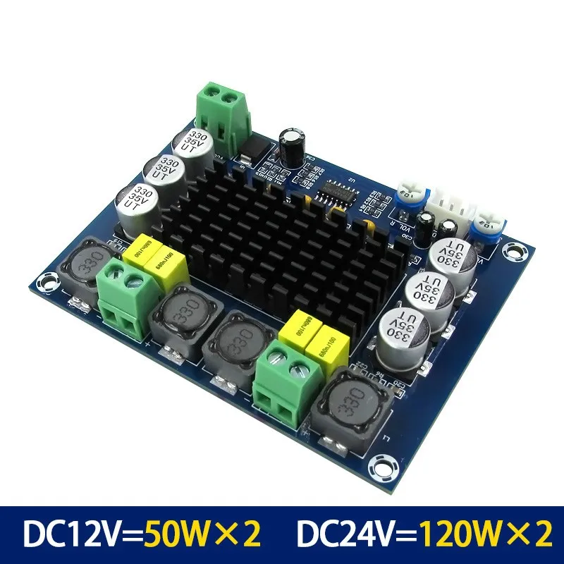 NEW TPA3116D2 Dual-channel Stereo High Power Digital Audio Power Amplifier Board 2*120W
NEW TPA3116D2 Dual-channel Stereo High Power Digital Audio Power Amplifier Board 2*120W
