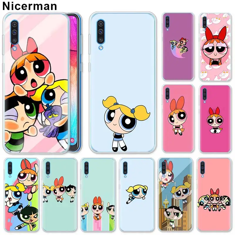 Soft TPU Case for Samsung Galaxy A50 A70 A40 A20e A10 A30 A80 A6 A8 Plus A7 A9 Cover Super cute The Powerpuff Girls Pattern Sili
Soft TPU Case for Samsung Galaxy A50 A70 A40 A20e A10 A30 A80 A6 A8 Plus A7 A9 Cover Super cute The Powerpuff Girls Pattern Sili