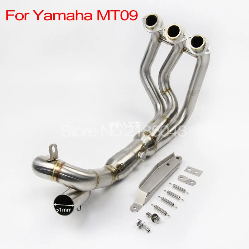 51mm ID MT09 FZ09 Motorcycle Exhaust Muffler Modified Scooter Front Pipe Slip-On Muffler Exhaust For YAMAHA MT-09 FZ09 2014-2017
51mm ID MT09 FZ09 Motorcycle Exhaust Muffler Modified Scooter Front Pipe Slip-On Muffler Exhaust For YAMAHA MT-09 FZ09 2014-2017