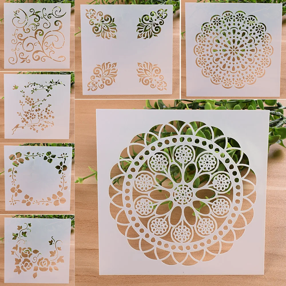 7Pcs/Set 13cm Flower DIY Craft Layering Stencils Wall Painting Scrapbooking Stamping Embossing Album Decorative Card Template
7Pcs/Set 13cm Flower DIY Craft Layering Stencils Wall Painting Scrapbooking Stamping Embossing Album Decorative Card Template