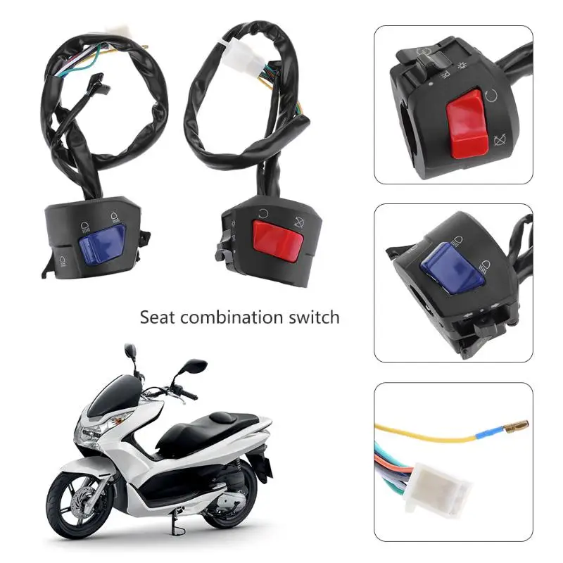 2Pcs 7/8inch Motorcycle Horn Turn Signal Lamp Control Switch for HORES WY125 Motorcycle Electric Bike/Scooter Control Switch New
2Pcs 7/8inch Motorcycle Horn Turn Signal Lamp Control Switch for HORES WY125 Motorcycle Electric Bike/Scooter Control Switch New