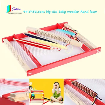 Hot Sale High Quality 44.5*36.5cm Big Size Baby Wooden Handmade Loom,Child Puzzle DIY Tool Wooden Knitting Machine Toy S0097L
Hot Sale High Quality 44.5*36.5cm Big Size Baby Wooden Handmade Loom,Child Puzzle DIY Tool Wooden Knitting Machine Toy S0097L