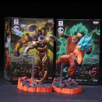 15cm Dragon Ball Freezer VS Goku Z Resurrection F Super Saiyan God goku Gold Frieza Battle Ver PVC Action Figure Model Toy Gift
15cm Dragon Ball Freezer VS Goku Z Resurrection F Super Saiyan God goku Gold Frieza Battle Ver PVC Action Figure Model Toy Gift