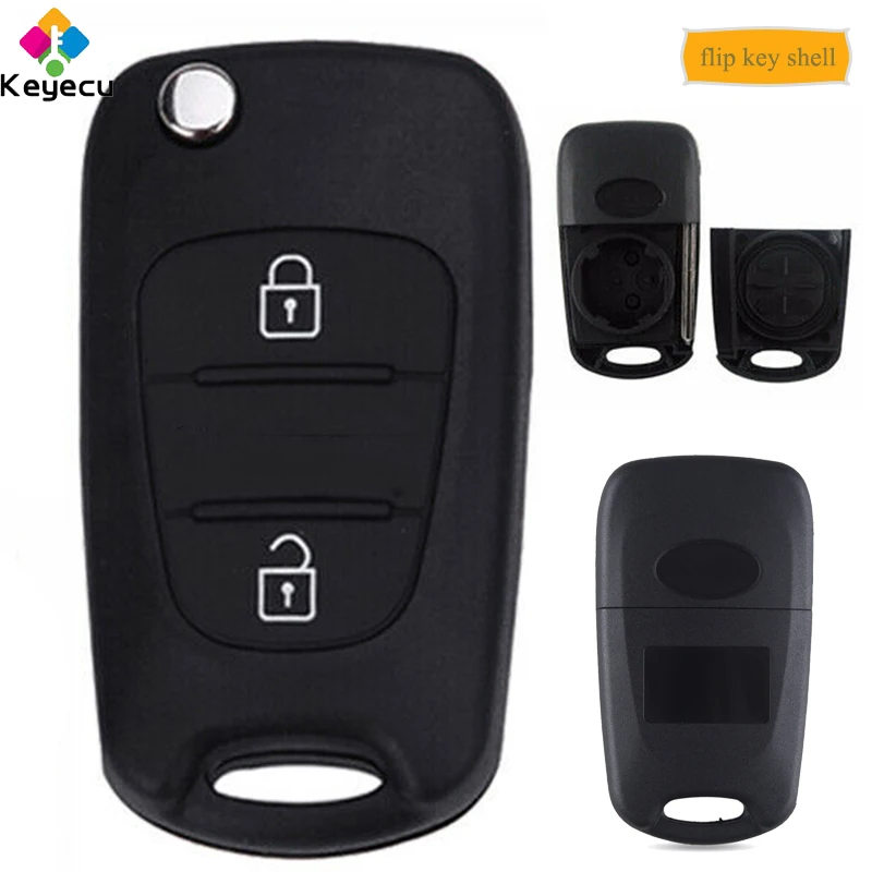 KEYECU Replacement Folding Flip Remote Car Key Shell Case With 3 Button - FOB for Kia Sportage 2008 2009 2010 2011 2012 2013
KEYECU Replacement Folding Flip Remote Car Key Shell Case With 3 Button - FOB for Kia Sportage 2008 2009 2010 2011 2012 2013