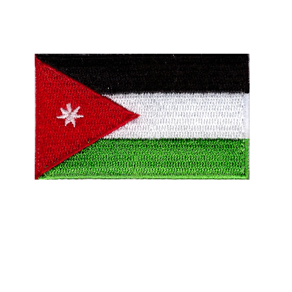 Фото Новые товары флаг Иорданского хэшимита с вышивкой в стиле пэчворк бриджи или