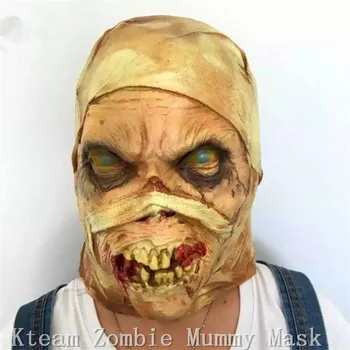 Top Quality Halloween Mummy Mask Zombie Bloody Scary Face Mask Extremely Disgusting Full Head Mask Costume Cosplay Prop
Top Quality Halloween Mummy Mask Zombie Bloody Scary Face Mask Extremely Disgusting Full Head Mask Costume Cosplay Prop