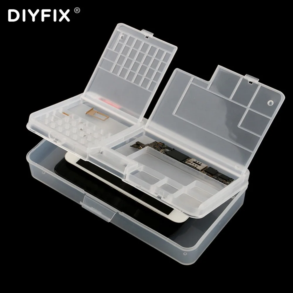 Multi-function Storage Box for iPhone LCD Screen Motherboard IC Chips Component Screws Organizer Container Cellphone Repair Tool
Multi-function Storage Box for iPhone LCD Screen Motherboard IC Chips Component Screws Organizer Container Cellphone Repair Tool