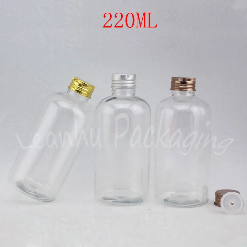 220ML Transparent Round Plastic Bottle Aluminum Cap , 220CC Empty Cosmetic Container , Lotion / Toner Sub-bottling ( 24 PC/Lot )
220ML Transparent Round Plastic Bottle Aluminum Cap , 220CC Empty Cosmetic Container , Lotion / Toner Sub-bottling ( 24 PC/Lot )