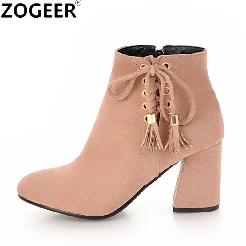 Plus size 48 Hot 2018 Autumn Fashion Women Ankle Boots High Heels Flock Motorcycle Boots Sweet Riband Pink Wedding Shoes Woman
Plus size 48 Hot 2018 Autumn Fashion Women Ankle Boots High Heels Flock Motorcycle Boots Sweet Riband Pink Wedding Shoes Woman