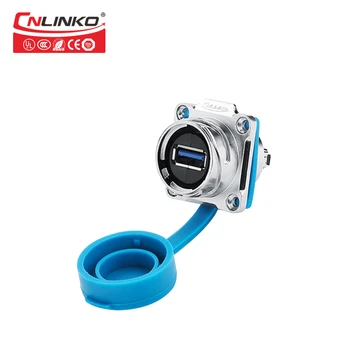 USB3.0 Metal Shell Waterproof Data Connector IP67 USB3.0 Panel Cable Soldering Wire Socket With Protection Dustproof Cover
USB3.0 Metal Shell Waterproof Data Connector IP67 USB3.0 Panel Cable Soldering Wire Socket With Protection Dustproof Cover