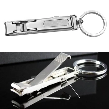 Multifunctional Pocket EDC Tool Cutter Travel Nail Clipper Outdoor Slim With Key Ring Folding Silver Durable Stainless Steel
Multifunctional Pocket EDC Tool Cutter Travel Nail Clipper Outdoor Slim With Key Ring Folding Silver Durable Stainless Steel