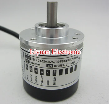 EL40A2048Z5 / 30P6X6PR2.004C encoder / 2048 pulse / rotary encoder shaft diameter 6mm
EL40A2048Z5 / 30P6X6PR2.004C encoder / 2048 pulse / rotary encoder shaft diameter 6mm