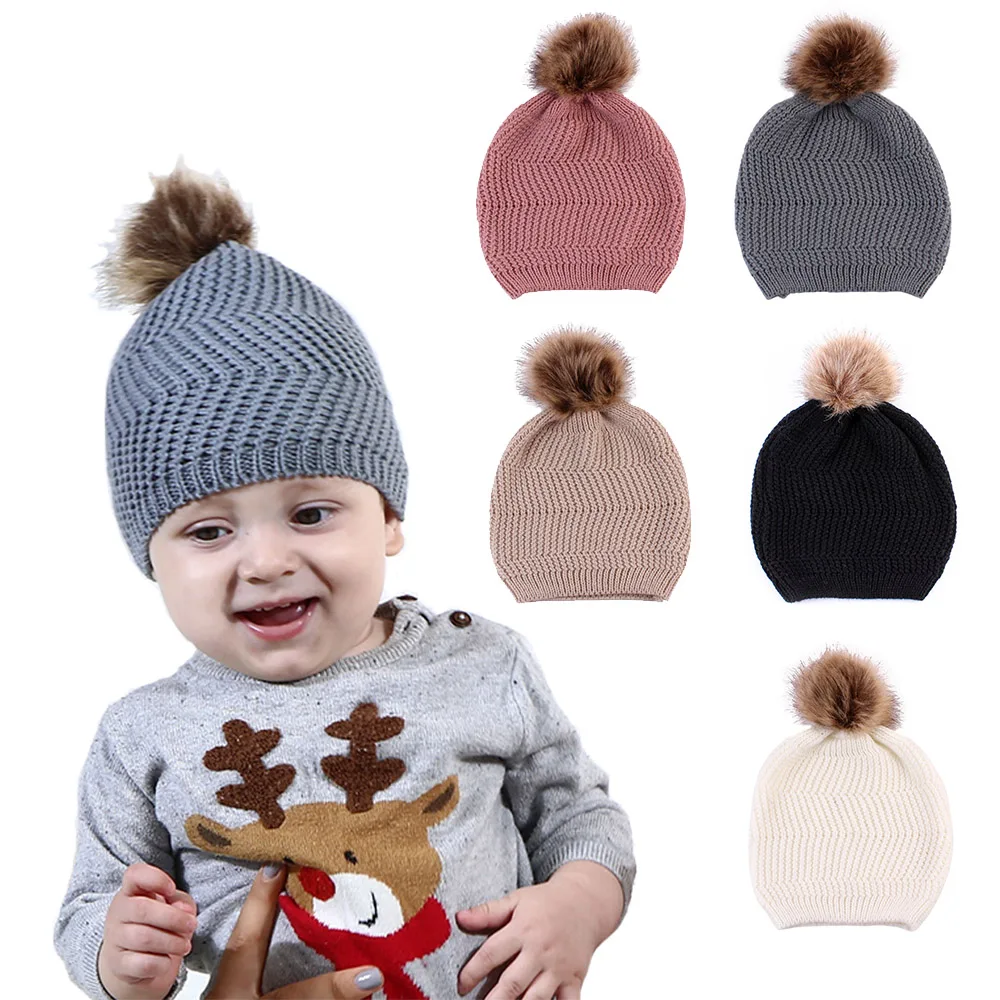2018 New Arrivals Winter Hat Baby Children Fur Pompom Bobble Hats Boy Girls Warm Crochet Knit Beanie Hat Cap For Kids
2018 New Arrivals Winter Hat Baby Children Fur Pompom Bobble Hats Boy Girls Warm Crochet Knit Beanie Hat Cap For Kids